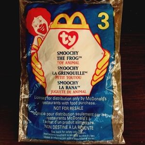 McDonald's Smoochy the Frog Collectible TY Beanie Baby